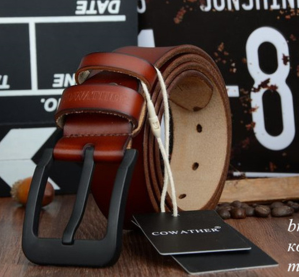 Ceinture Cuir Fumu Marron