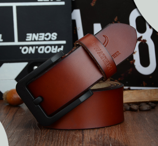 Ceinture Cuir Fumu Marron