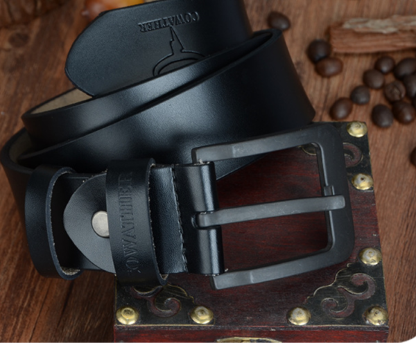 Ceinture Cuir Fumu Noir