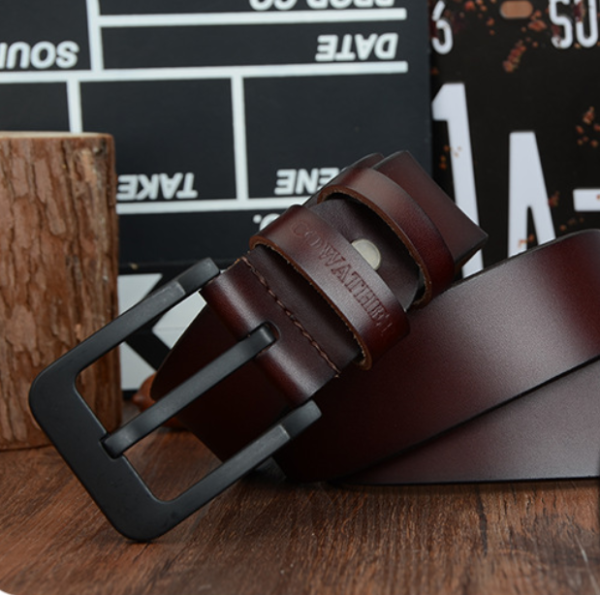 Ceinture Cuir Fumu Café