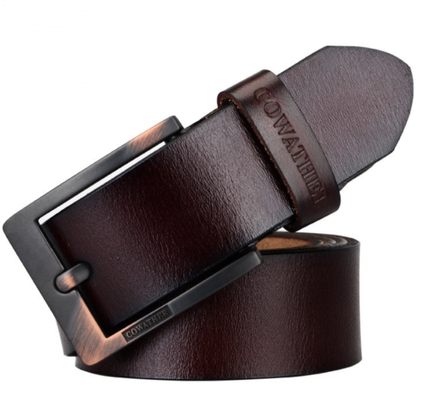 Ceinture Cuir Jeans Rubaga Café