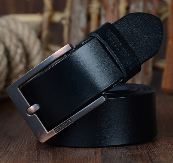 Ceinture Cuir Jeans Rubaga Noir