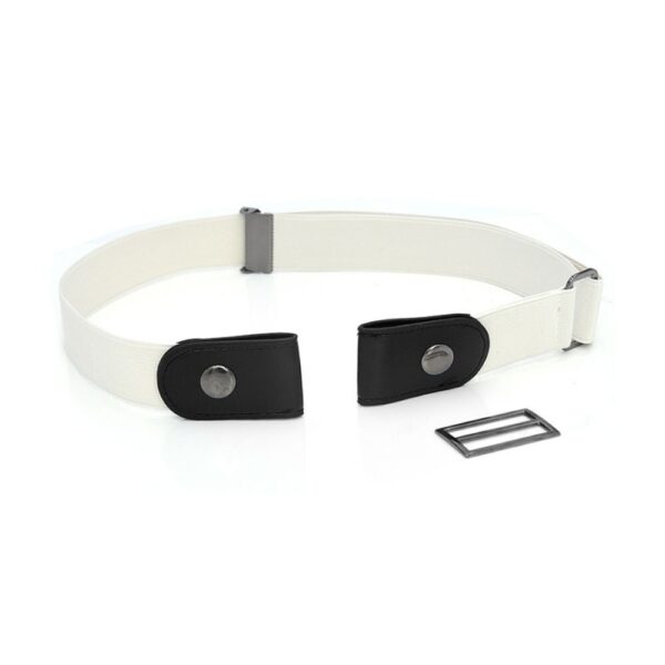 Ceinture Sans Boucle Gleti - Blanc