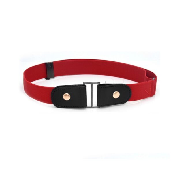 Ceinture Sans Boucle Gleti - Rouge