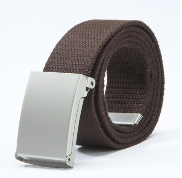 Ceinture Homme En Toile Avec Boucle Automatique En Nylon