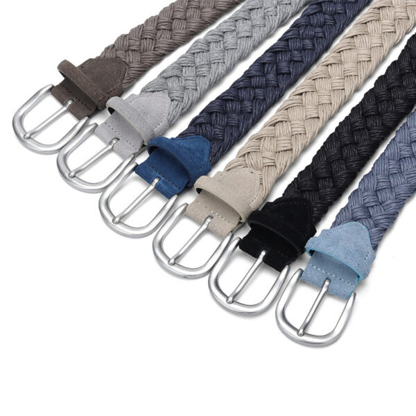 Ceinture Homme Décontractée En Cuir À Boucle À Ardillon