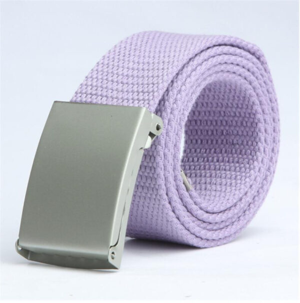 Ceinture Homme En Toile Avec Boucle Automatique En Nylon