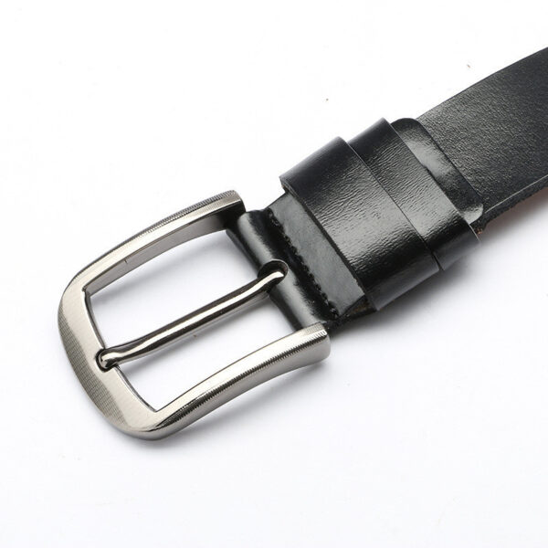 Ceinture Homme En Cuir À Boucle Ardillon Simple Et Rétro