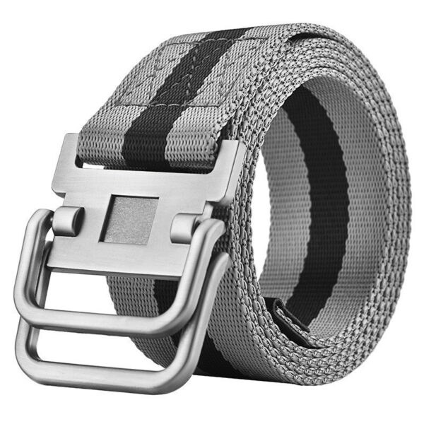 Ceinture Militaire Pour Hommes Avec Double Boucle En Toile