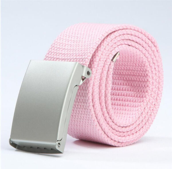 Ceinture Homme En Toile Avec Boucle Automatique En Nylon