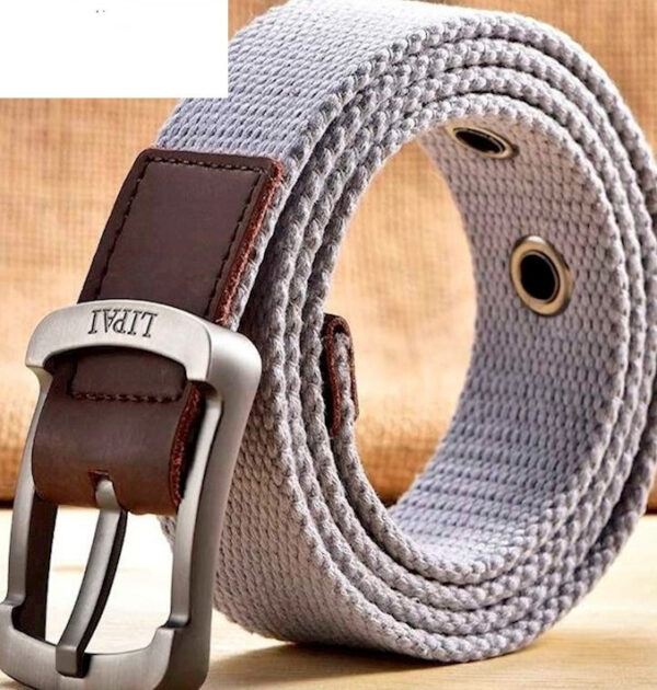 Ceinture De Travail En Toile Pour Hommes À Boucle À Ardillon