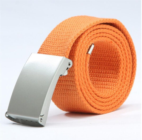 Ceinture Homme En Toile Avec Boucle Automatique En Nylon