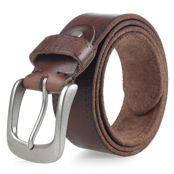 Ceinture Homme Et Femme En Cuir De Vachette À Boucle À Ardillon