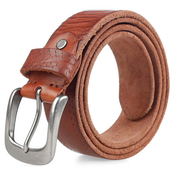 Ceinture Homme Et Femme En Cuir De Vachette À Boucle À Ardillon