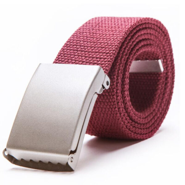 Ceinture Homme En Toile Avec Boucle Automatique En Nylon