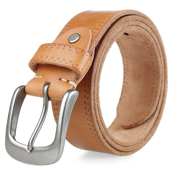 Ceinture Homme Et Femme En Cuir De Vachette À Boucle À Ardillon