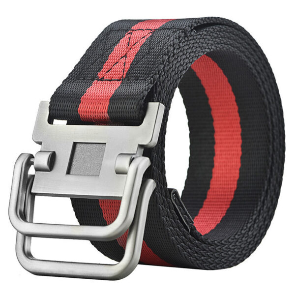 Ceinture Militaire Pour Hommes Avec Double Boucle En Toile