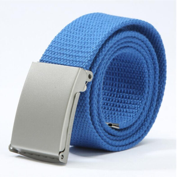 Ceinture Homme En Toile Avec Boucle Automatique En Nylon