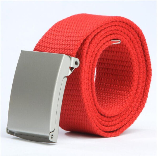 Ceinture Homme En Toile Avec Boucle Automatique En Nylon