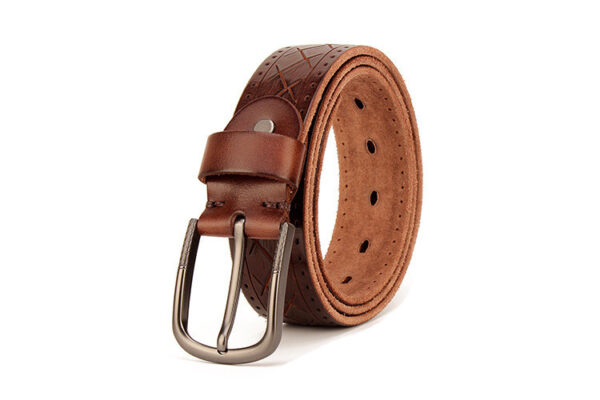 Ceinture Homme En Cuir À Boucle Automatique Tête