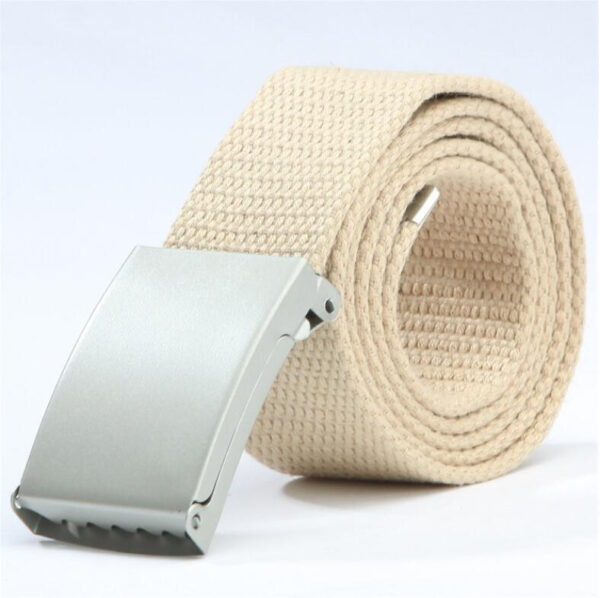 Ceinture Homme En Toile Avec Boucle Automatique En Nylon