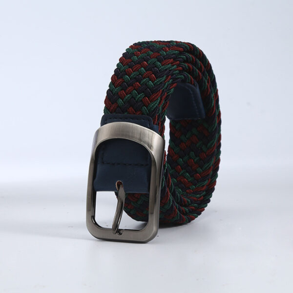 Ceinture Homme En Toile Tissée Pour L'Extérieur Avec Boucle Métal