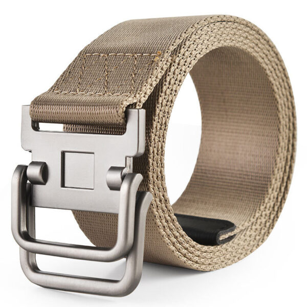 Ceinture Militaire Pour Hommes Avec Double Boucle En Toile