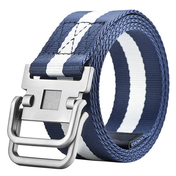 Ceinture Militaire Pour Hommes Avec Double Boucle En Toile