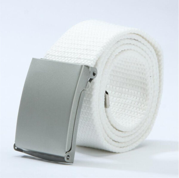 Ceinture Homme En Toile Avec Boucle Automatique En Nylon