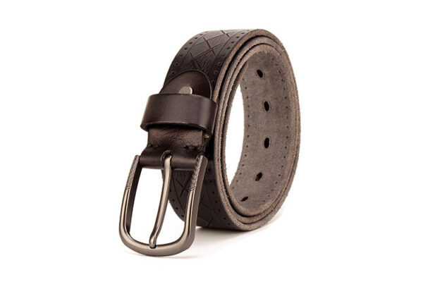 Ceinture Homme En Cuir À Boucle Automatique Tête