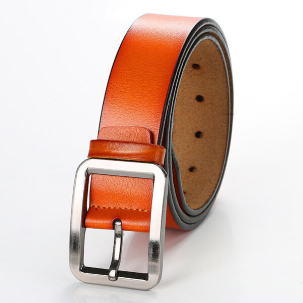 Ceinture Homme En Cuir À Boucle Ardillon Simple Et Rétro