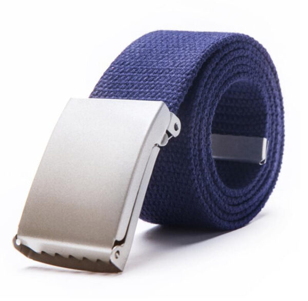 Ceinture Homme En Toile Avec Boucle Automatique En Nylon