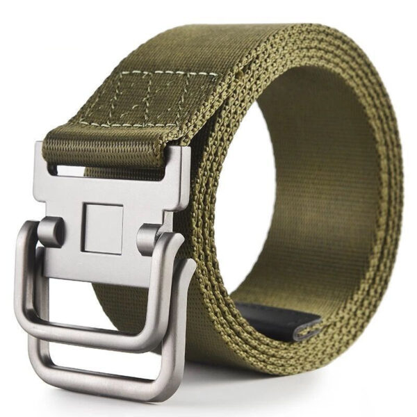 Ceinture Militaire Pour Hommes Avec Double Boucle En Toile