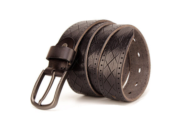 Ceinture Homme En Cuir À Boucle Automatique Tête