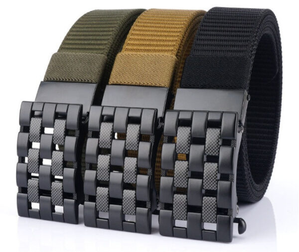 Ceinture En Nylon À Boucle Automatique