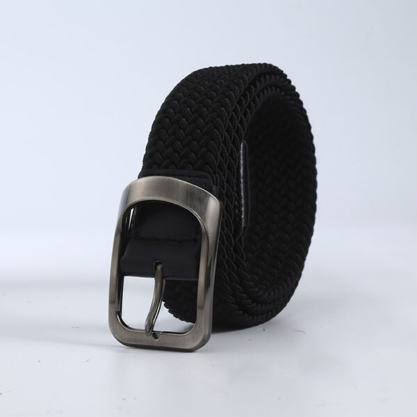 Ceinture Homme En Toile Tissée Pour L'Extérieur Avec Boucle Métal