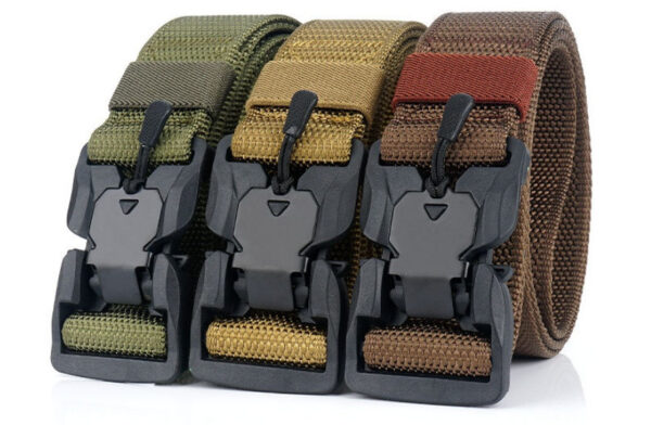 Ceinture Militaire Tactique Homme À Boucle Métal