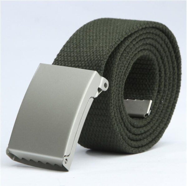 Ceinture Homme En Toile Avec Boucle Automatique En Nylon