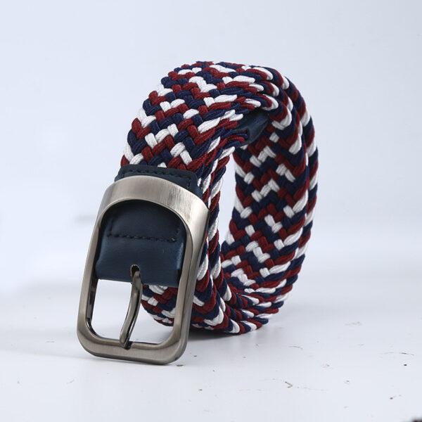 Ceinture Homme En Toile Tissée Pour L'Extérieur Avec Boucle Métal