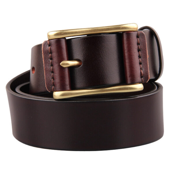 Ceinture Homme Boucle En Laiton