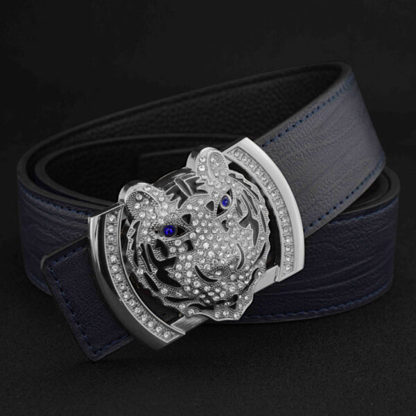 Ceinture Homme En Cuir Style Tigre