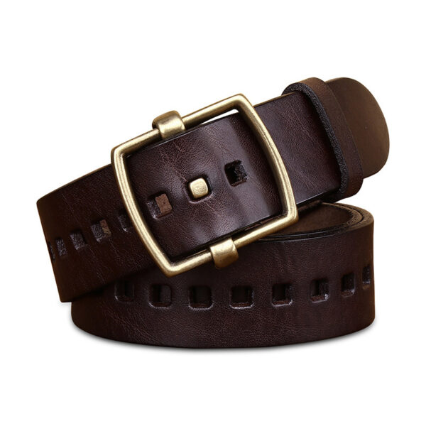 Ceinture Rétro En Cuir Pour Homme