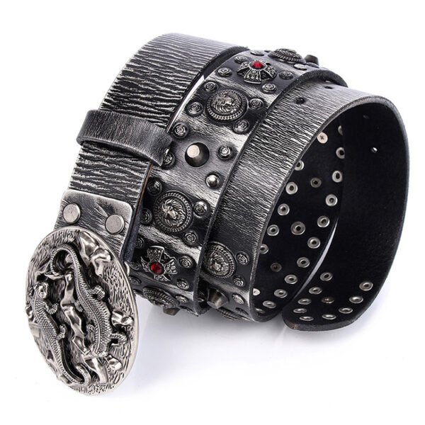 Ceinture Punk À Rivet Pour Homme