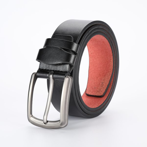Ceinture homme décontractée en simili cuir avec boucle à ardillon