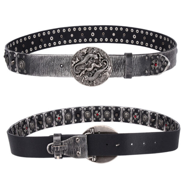 Ceinture Punk À Rivet Pour Homme