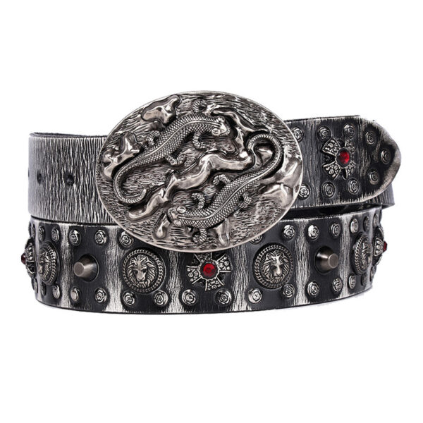 Ceinture Punk À Rivet Pour Homme