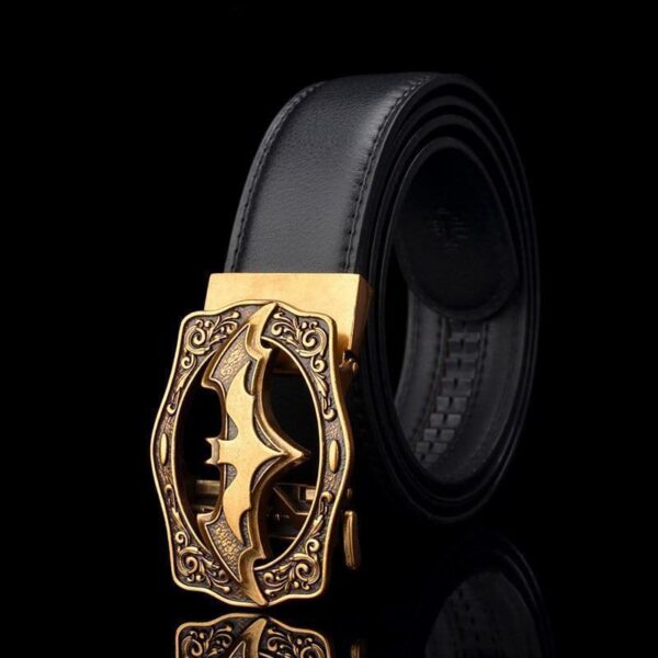 Ceinture Cuir Boucle Batman Automatique