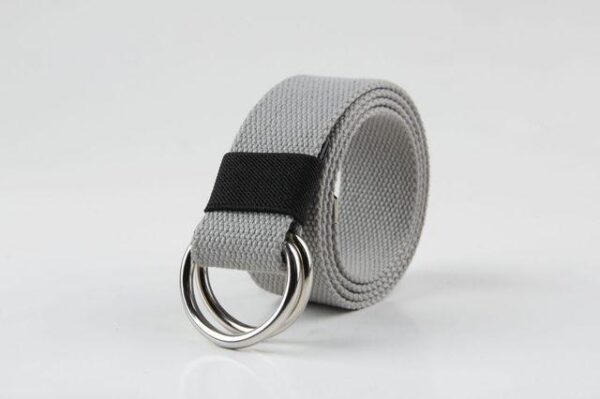 Ceinture Homme Blanc Double Boucle