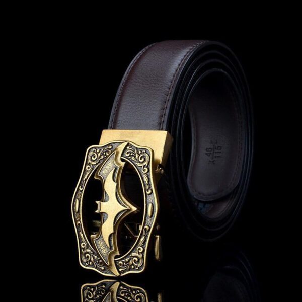 Ceinture Cuir Boucle Batman Automatique