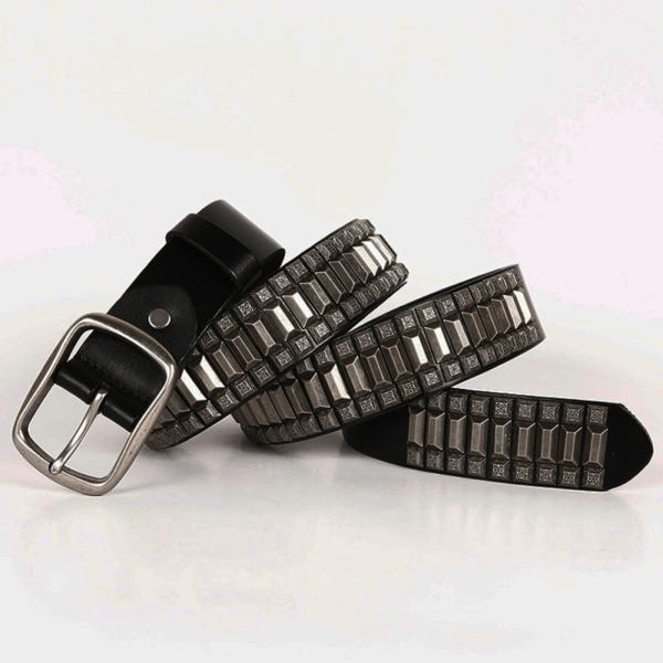 Ceinture cuir homme rock'n'roll - Modèle JOHNNY – Image 2